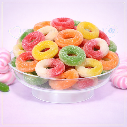 جيلي الحلقات الملونه