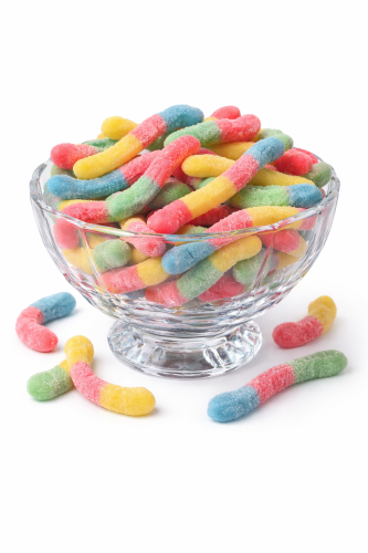 كاندي حامض شكل دود مجففة بالتبريد