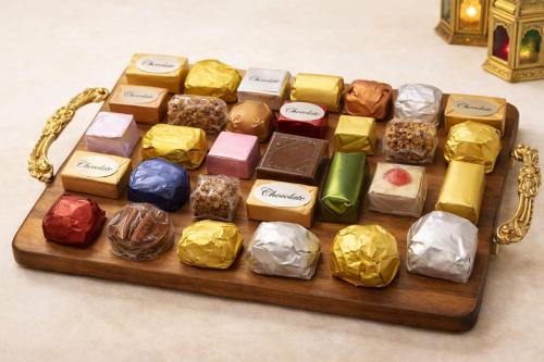 شوكولاته بلجيكية فاخرة بحشوات متنوعة