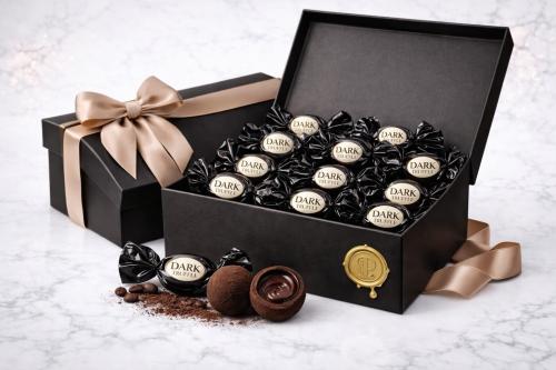 شوكولاته pink ميني بنكهة الترافل الداكنه