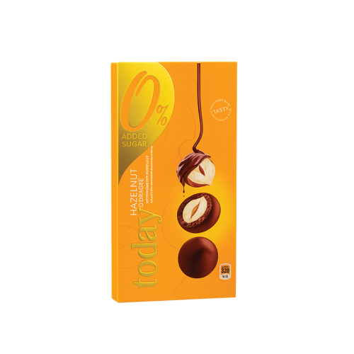 Today Dragee شوكولاته حليب بالبندق المحمص بدون سكر...