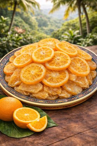 برتقال تايلندي مجفف بالسكر الطبيعي