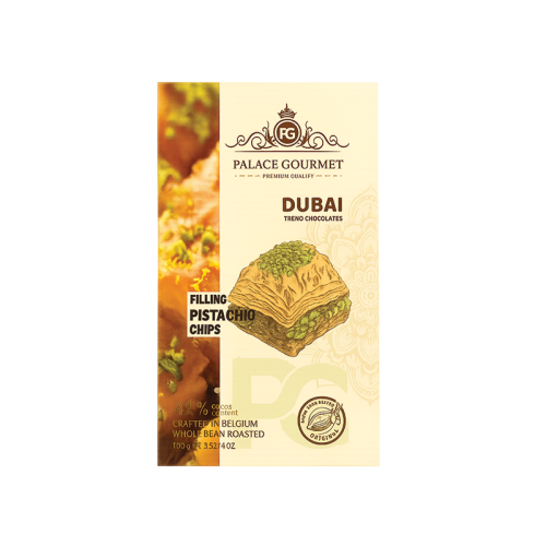 شوكولاه دبي بالبقلاوة والقشطة 100 جرام