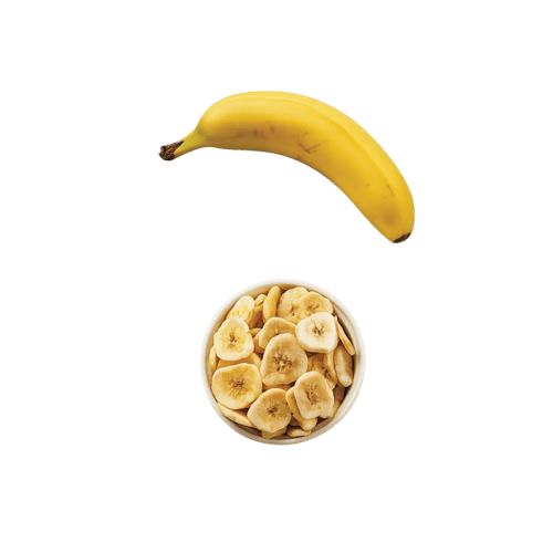 موز مجفف بالتبريد