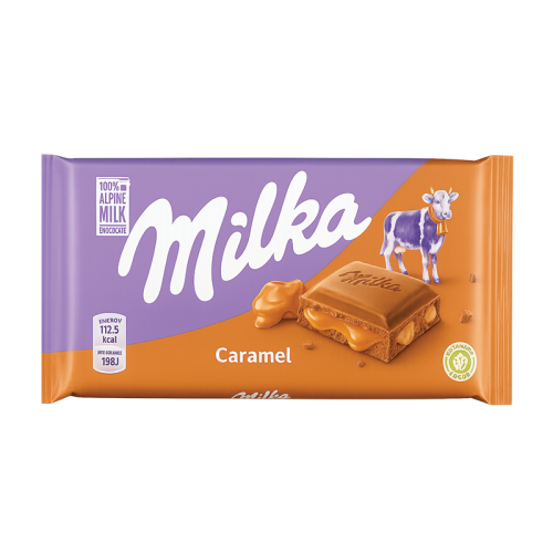 شوكولاته ميلكا بالكراميل ألماني مستورد