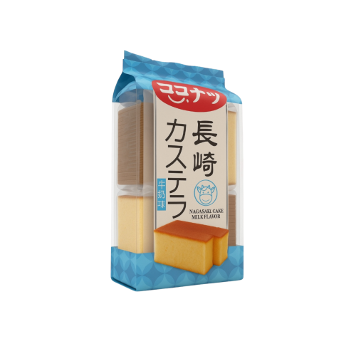 كيك ياباني بالحليب 330جم – باكيت 10 قطع مغلفة