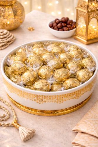 شوكولاته ايطالية بحشوة الكريسبي المقرمش