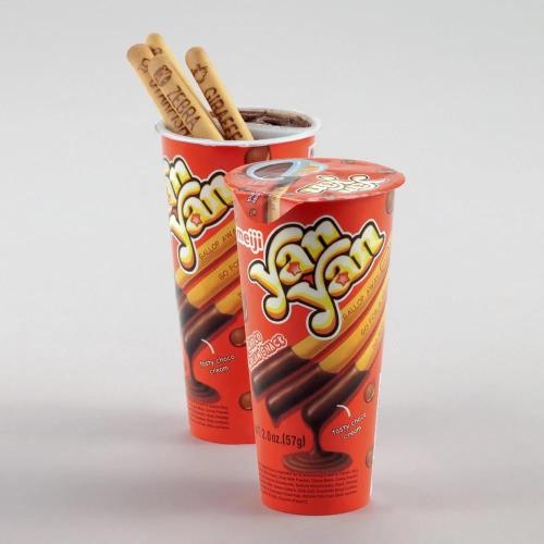 يان يان اصابع بسكويت مع كريمه الشوكولاته الأصلي