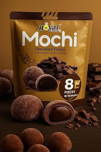 موتشي ياباني بحشوة الشوكولاته الاصلية