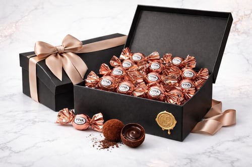 شوكولاته pink ميني بنكهة الترافل الشهية