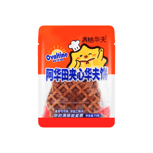 اوفالتين وافل محشي بالشوكلاته