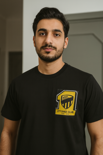 تيشيرت اتحاد مخصص اسم ورقم او تاريخ وحسب الطلب