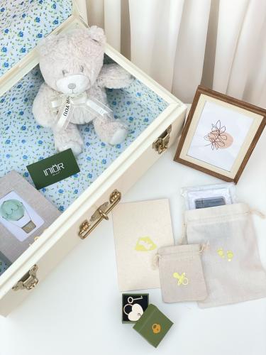 صندوق ذكريات المواليد الفاخر أولاد