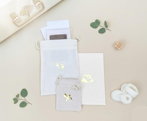 صندوق ذكريات المواليد الفاخر أولاد