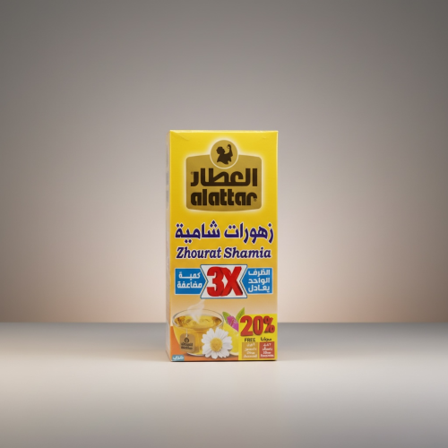 شاي الزهورات الشامية شركة العطار 24 ظرف