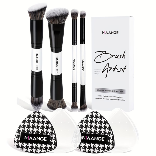 Professional makeup brush set MAANGE 4 pieces
