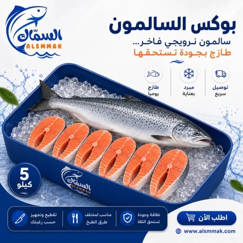 بوكس سالمون 5 كيلو