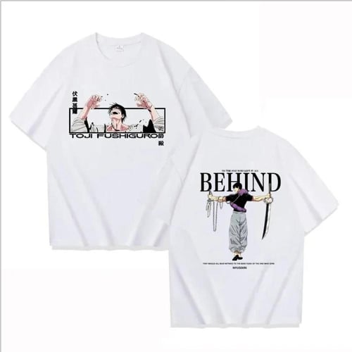 تي شيرت فضفاض Fushiguro Battle Harajuku