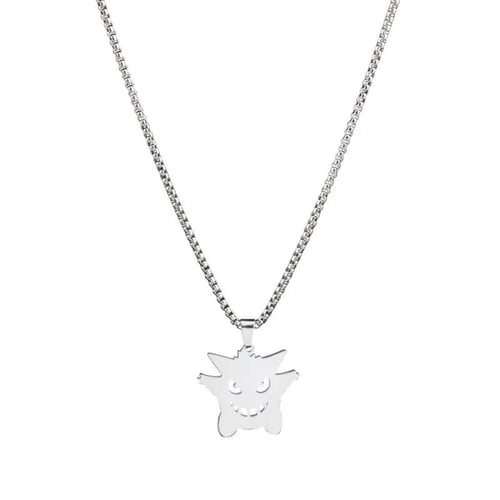 بوكيمون Gengar – قلادة أنيمي من التيتانيوم للرجال...