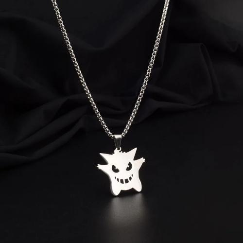 بوكيمون Gengar – قلادة أنيمي من التيتانيوم للرجال...