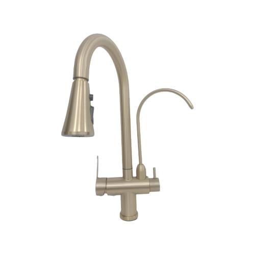 خلاط مجلى مع تحلية ذهبي مطفي SAP18-D097KT