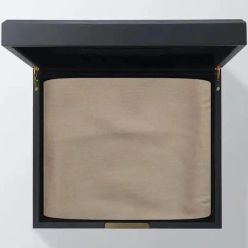 شال كشميري فاخر بيج سادة