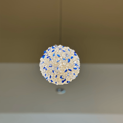 ضوء سقف كريستال (ازرق) قابل للتعديل – ثلاثي الإضاء...