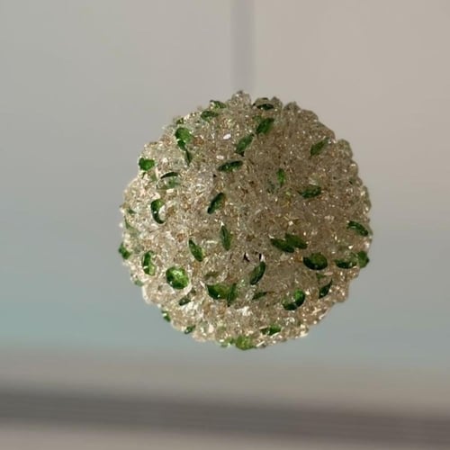 ضوء سقف كريستال (أخضر) قابل للتعديل – ثلاثي الإضاء...