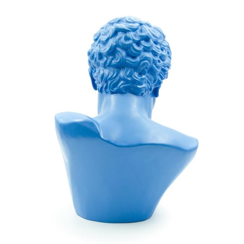 تمثال نصفي يوناني أزرق