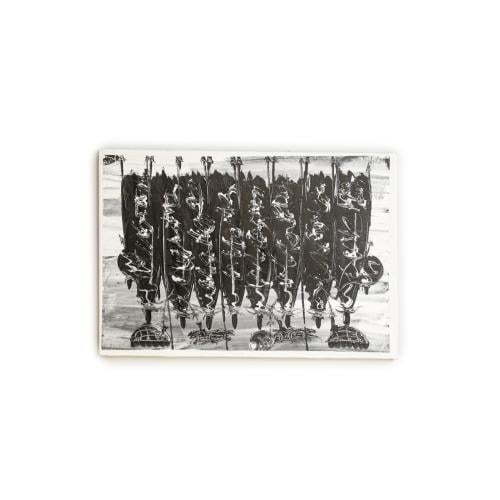 لوحة فنية جدارية مرسومة يدويًا