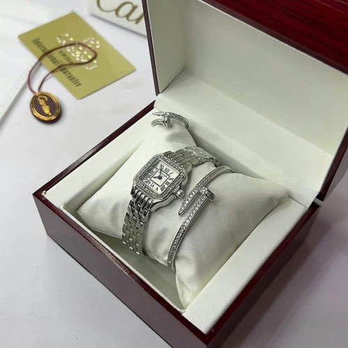 طقم ساعة واسوارة وخاتم