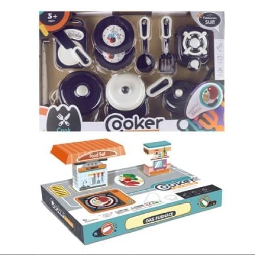 كوكر مجموعة مطبخ المكونة من 13 قطعة وعاء طهي