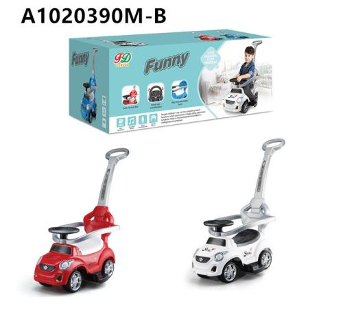 سيارة اطفال مع زراع يمكن التحكم بها لعمر 2+