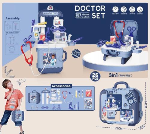 حقيبة معدات الطبيب للأطفال