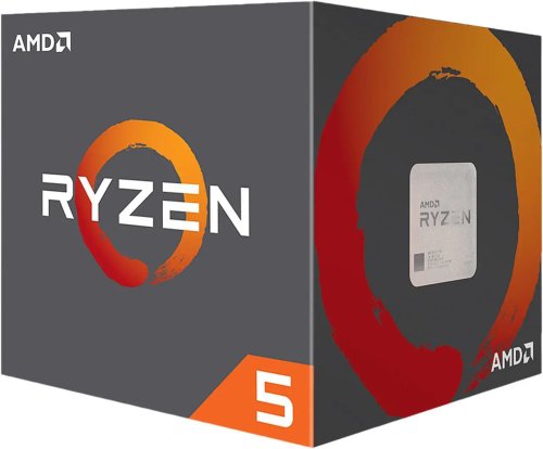 معالج AMD Ryzen 5 2600X الجيل الثاني 6 نوى بسرعة 3...