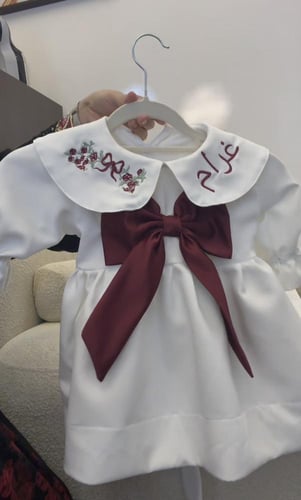 فستان العيد بشكل انيق