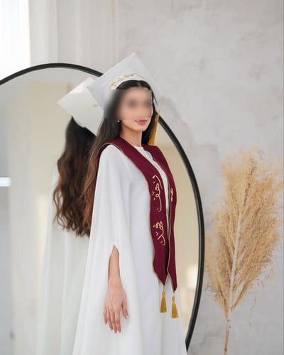 عباية تخرج بالاسم تفصيل حسب الطلب عبايات تخرج 2024