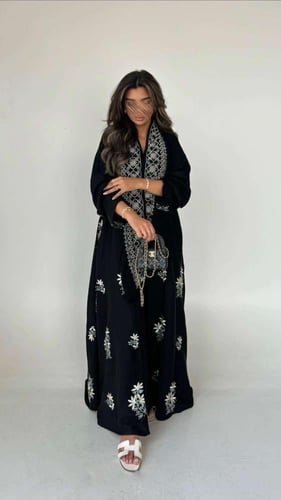 عباية كلوش اسود رَمس