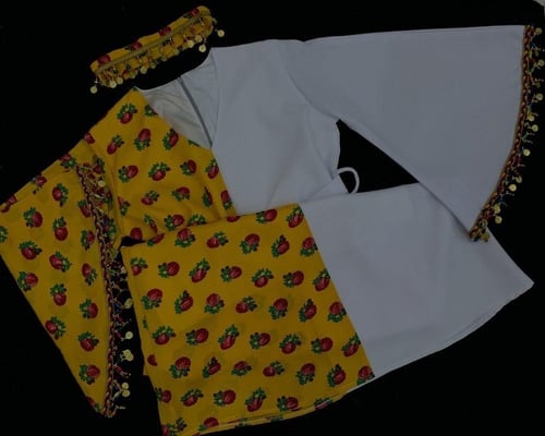 جلابيه نسائي برتقالي - طويل