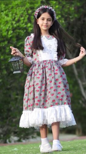 فستان شالكي رمضان بالاسم