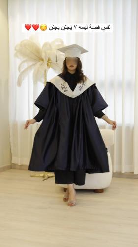 عباية تخرج 2024 عبايات تخرج حرير تفصيل العباية و ت...