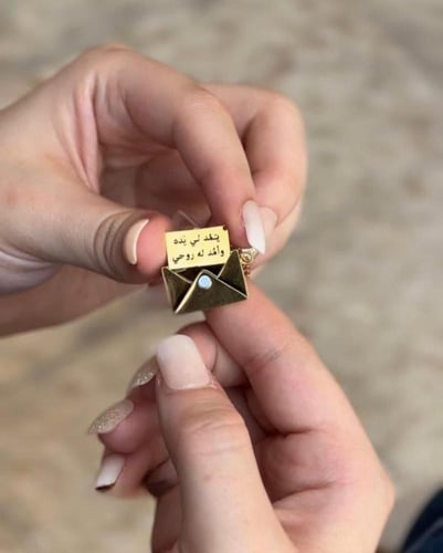 سلسال الكرت السري العبارات مصمم حسب الطلب