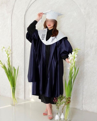 عباية تخرج 2024 عبايات تخرج حرير تفصيل العباية و ت...