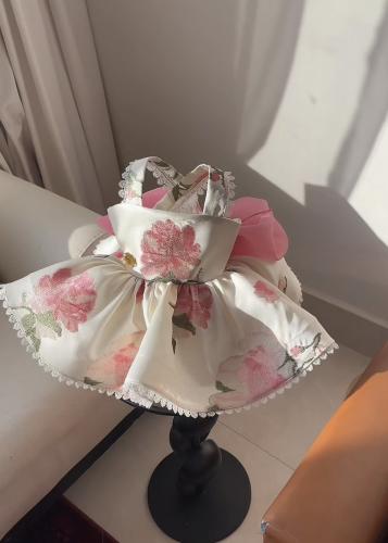 فستان أناقة الورد الملكي