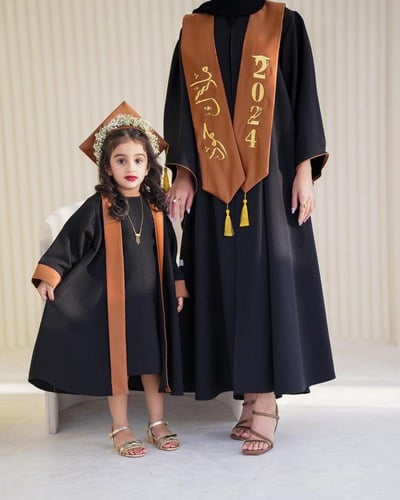 عبايات تخرج اطفال 2024 تفصيل حسب الطلب