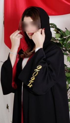 عبايات تخرج 2024 تفصيل العباية و تطريز الخلف والكم...