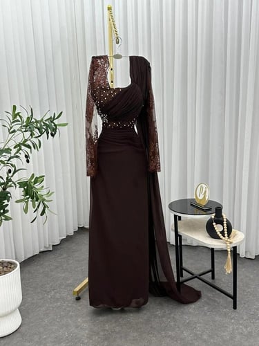 فستان فخم مميز راقي