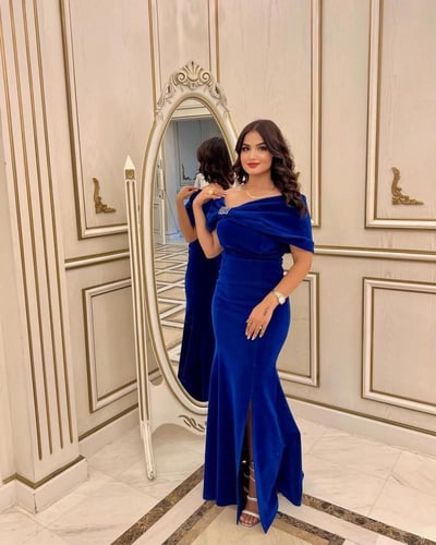 فستان الهبه مخمل