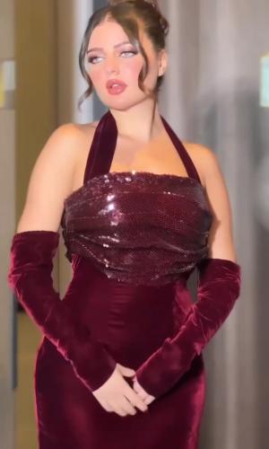 فستان الهبه سهره