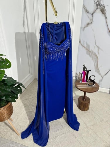 فستان ثلاثه الوان فخم راقي